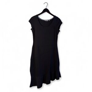 Athleta Black Asymmetrical Dress